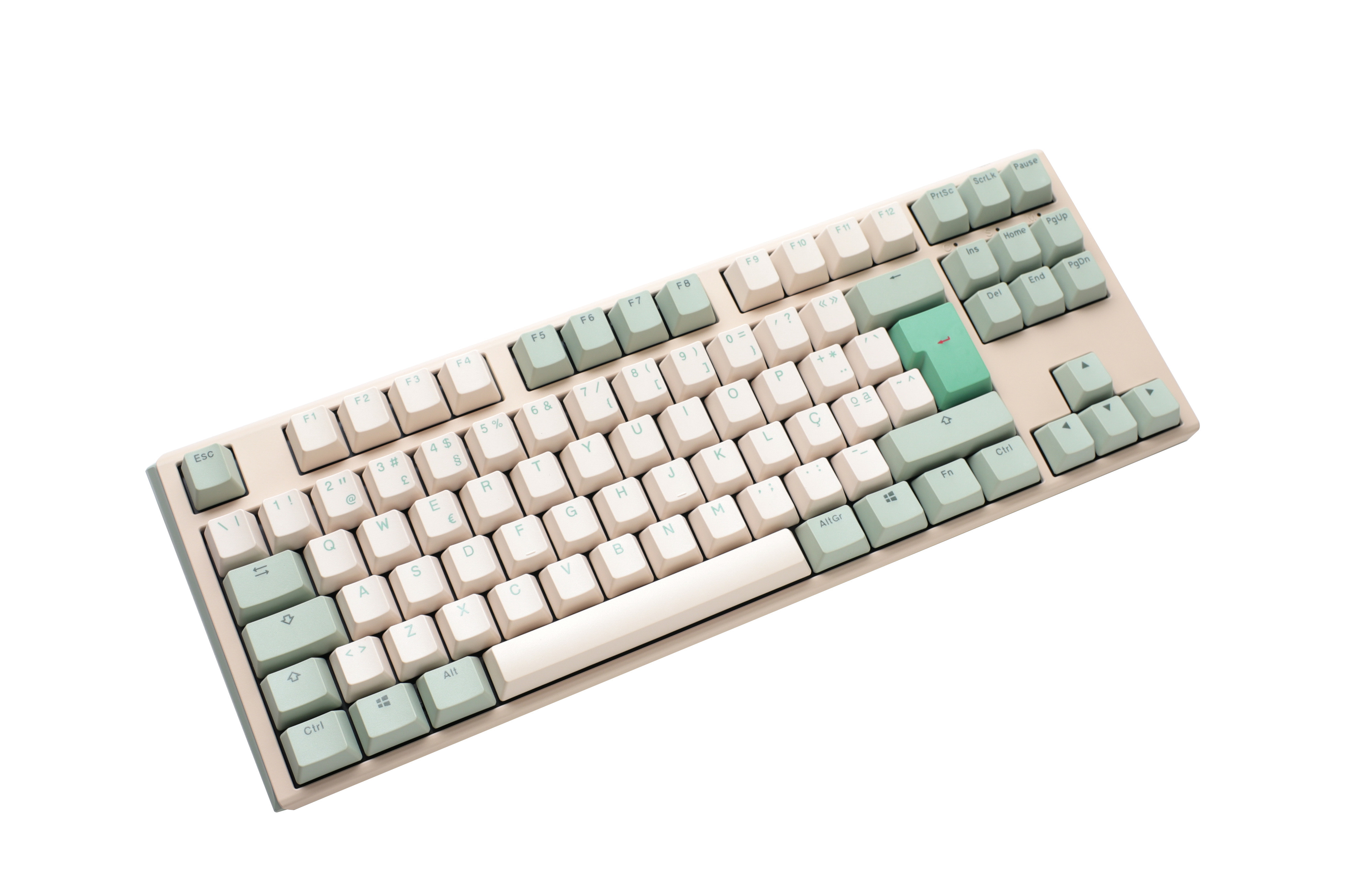 Teclado Ducky One 3 Matcha TKL, Hot-swappable, MX-Brown, PBT - Mecnico (PT) 1